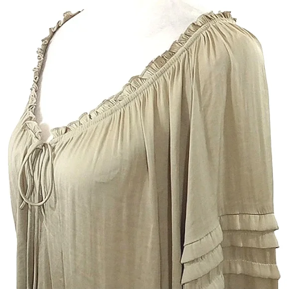 Free People Intimately All Tucks Bodysuit in Salt Marsh Sz Large - Picture 12 of 16